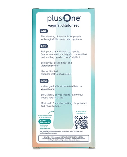 plusOne - ชุดเครื่องขยายช่องคลอดแบบเพิ่มระดับ ชาร์จไฟได้