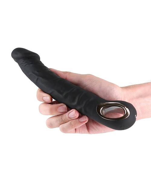 NS Novelties - Renegade Rimmer Rechargeable Vibrating Dildo (Black) NS1190 CherryAffairs