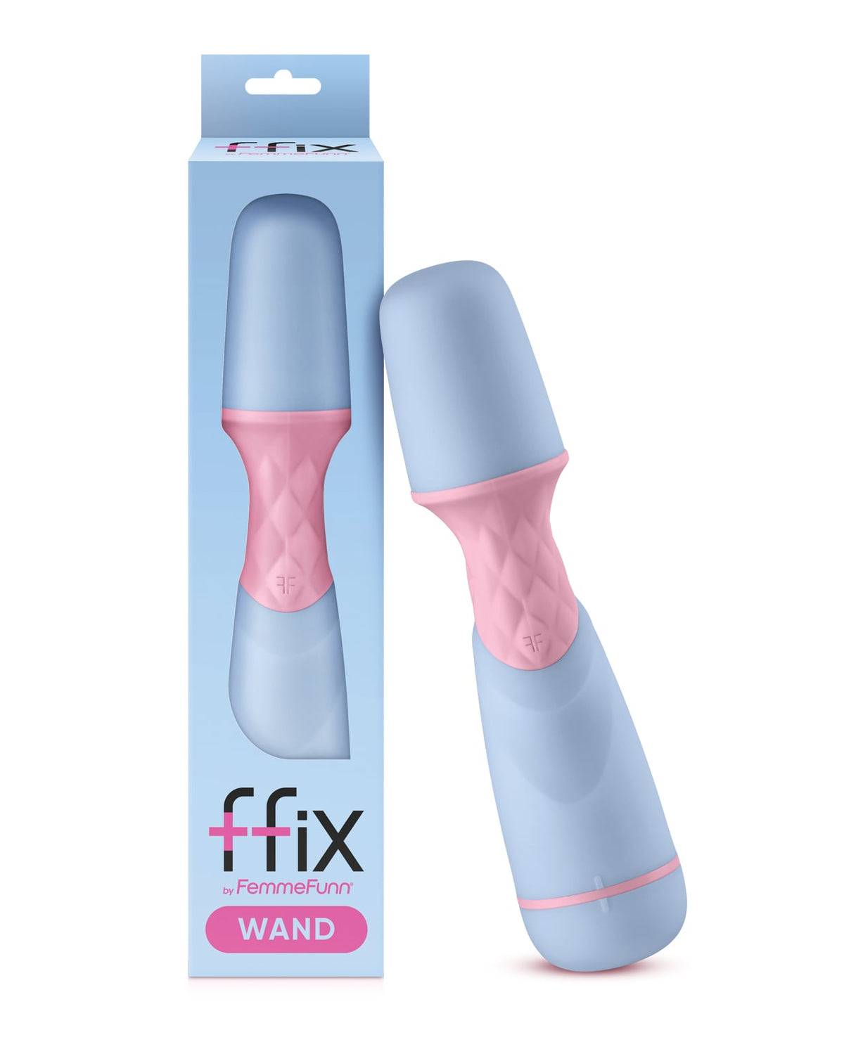 Femme Funn - Ffix Mini Wand Massager (Blue) FEF1006 CherryAffairs