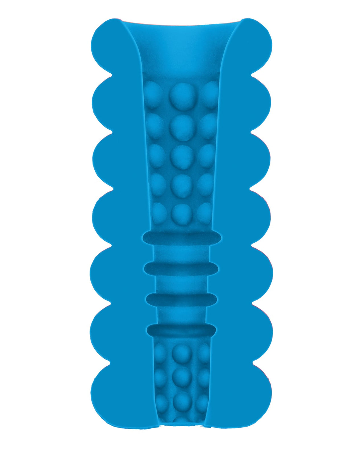 Doc Johnson - Mood Thrill Triple-Texture Masturbator (Blue) - Blue
