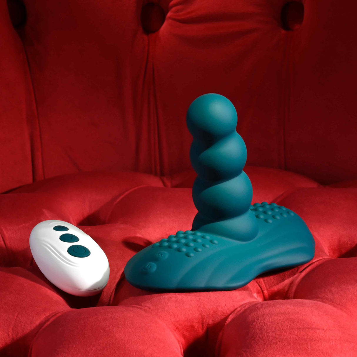 Playboy - เครื่องสั่นแบบนั่งขี่ควบคุมระยะไกล (สีเขียว)