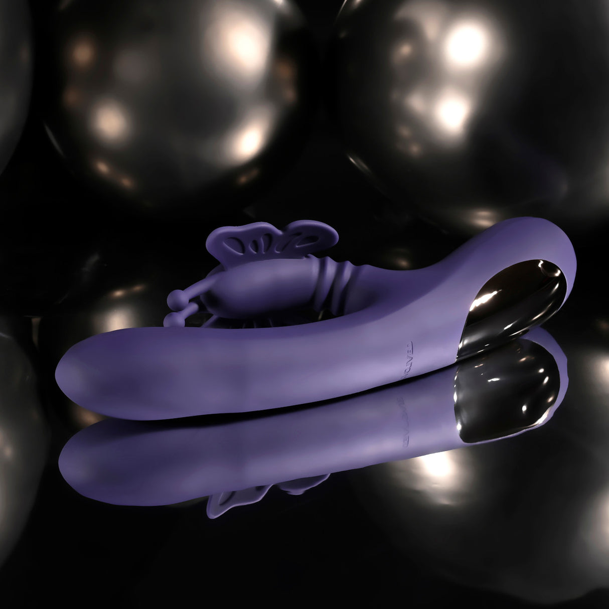 Evolved - เครื่องสั่นกระต่ายแบบชาร์จไฟได้ รุ่น Wings of Frenzy (สีม่วง)