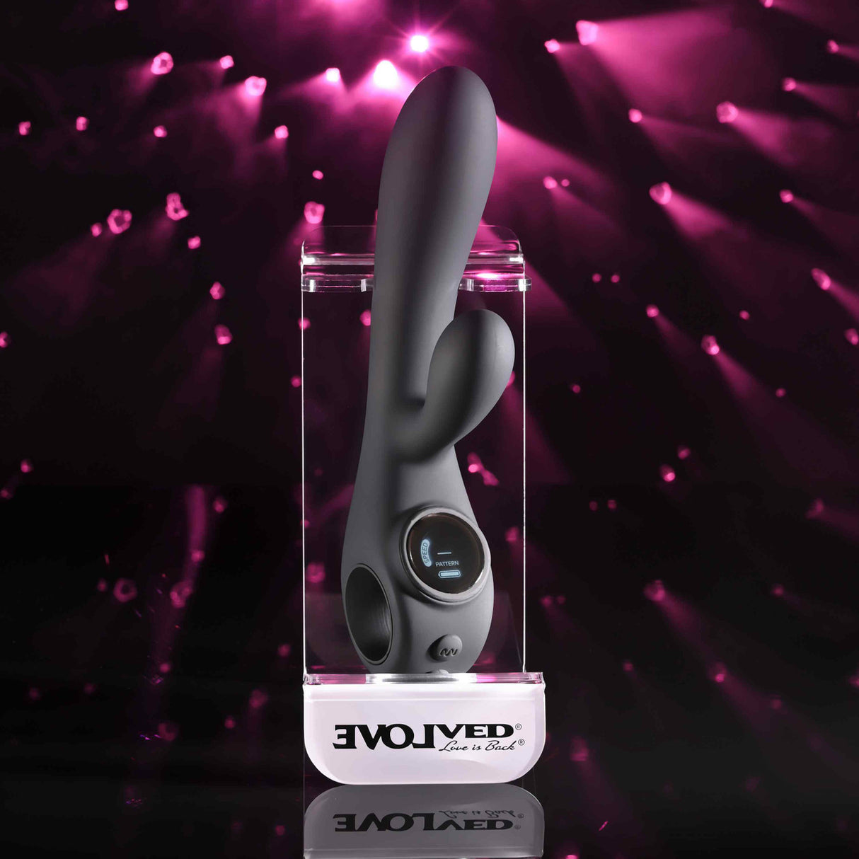 Evolved - Black Magic Rechargeable Dual-Stimulation Vibrator (Black)