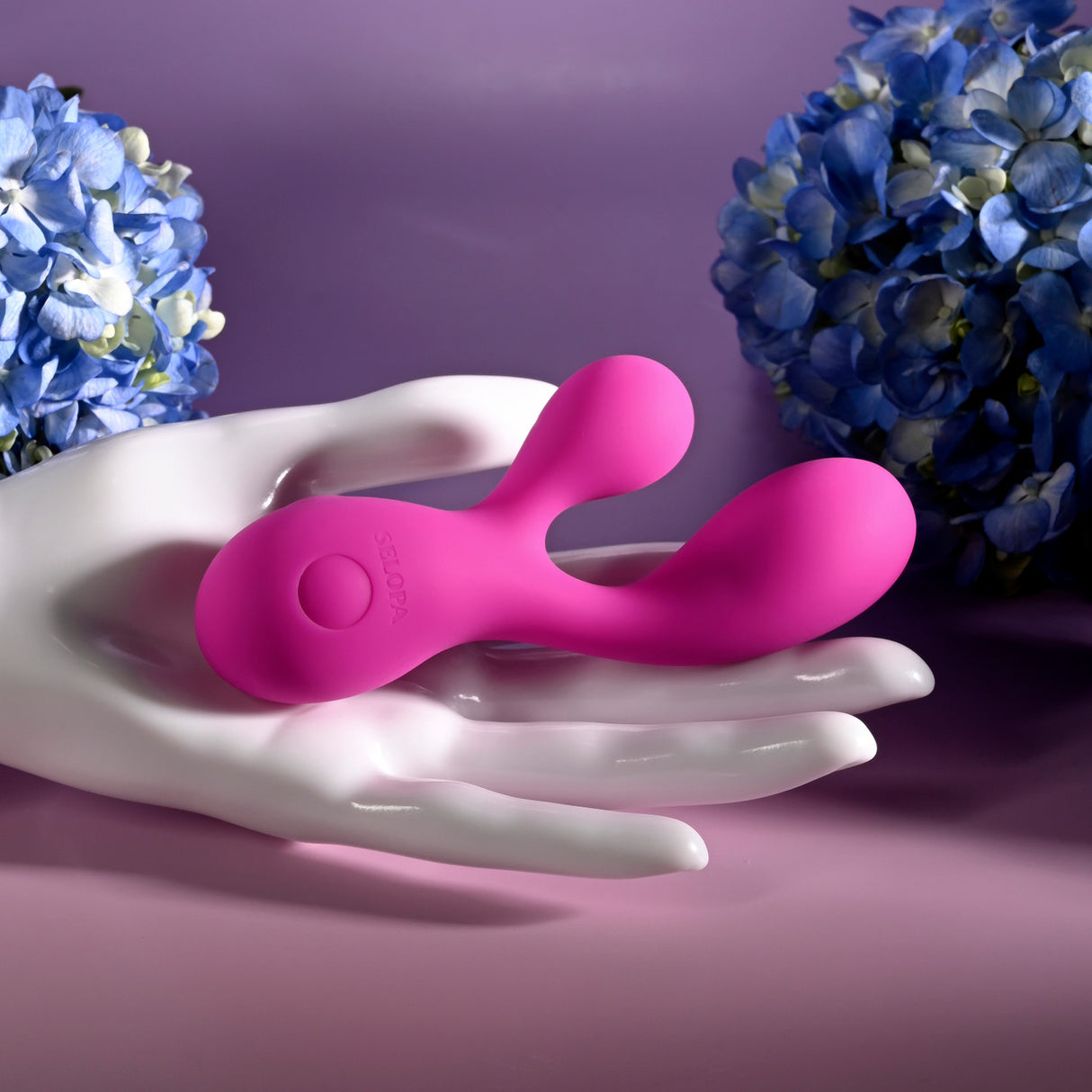 SELOPA - My Buddy Rechargeable Double-Ended Vibrator (Pink)