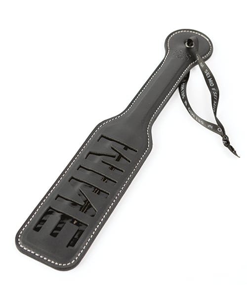 Sei Mio - You're All Mine Impression Spanking Paddle (Black) SEM1003 CherryAffairs