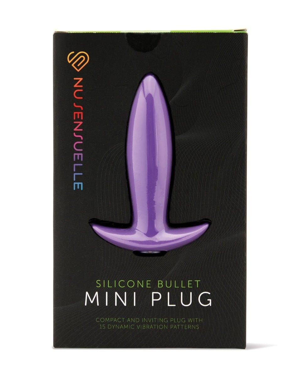 Nu Sensuelle - Mini Rechargeable Vibrating Anal Plug (Purple) NU1040 CherryAffairs