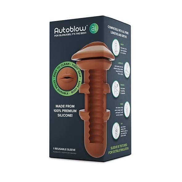 ð Autoblow - A.I Series Standard Silicone Sleeve Vagina Mouth Anus Orifice (100% off) AB1017 CherryAffairs