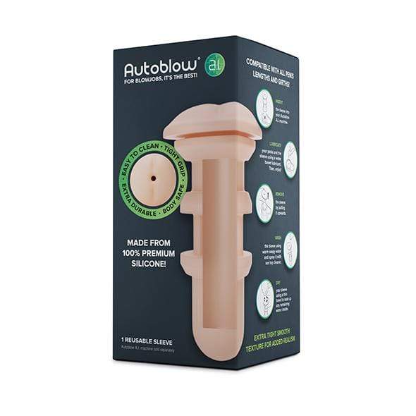 ð Autoblow - A.I Series Standard Silicone Sleeve Vagina Mouth Anus Orifice (100% off) AB1015 CherryAffairs