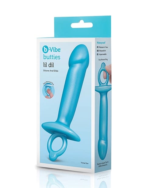 B-Vibe - Lil Dil Silicone Anal Dildo (Beige) BV1035 CherryAffairs