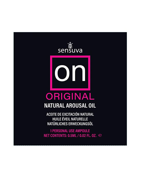 Sensuva - ON Original External Arousal Oil Ampoule – product image