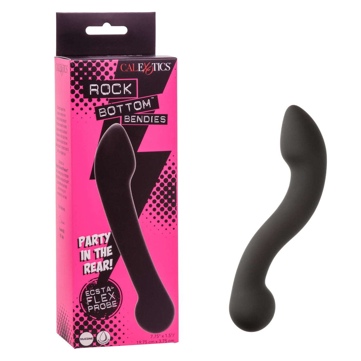 CalExotics - Rock Bottom Bendies Ecsta Flex Flexible Silicone Prostate Probes CE2196 CherryAffairs