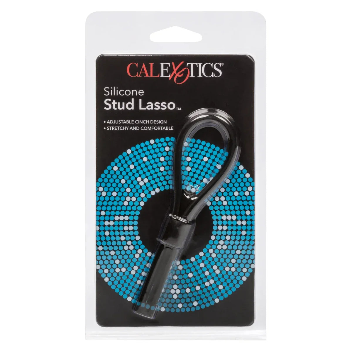 CalExotics - Silicone Stud Adjustable Lasso Cock Ring (Black) CE2200 CherryAffairs