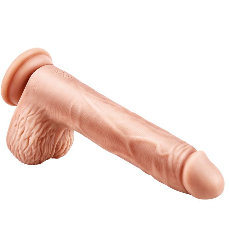 Erocome - Aquila Heating Rotating Vibrating Realistic Dildo (Beige) Realistic Dildo with suction cup (Vibration) Rechargeable