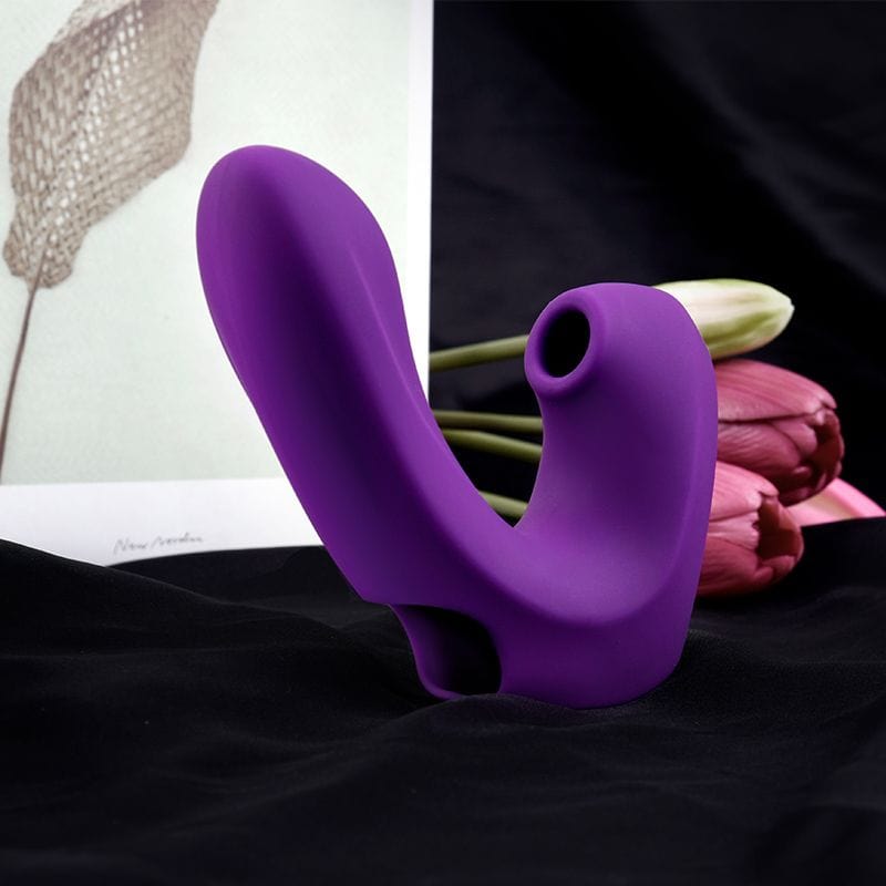 Erocome - Pictor Vibrating Sucking Finger Massager (Purple) Clit Massager (Vibration) Rechargeable