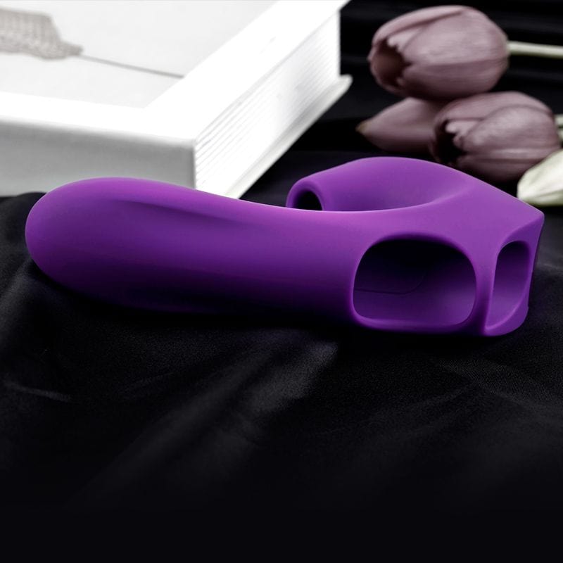 Erocome - Pictor Vibrating Sucking Finger Massager (Purple) Clit Massager (Vibration) Rechargeable