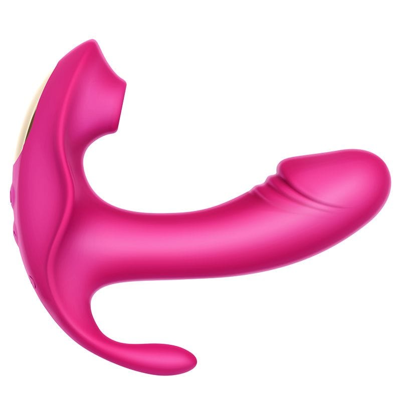 Erocome - Volans Remote Control Dual Vibrating Sucking Massager (Pink) Clit Massager (Vibration) Rechargeable