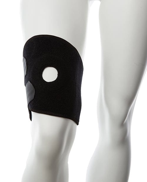 Gender Fluid - Padded Thigh Rider Strap-On Harness S-L (Black) GF1001 CherryAffairs
