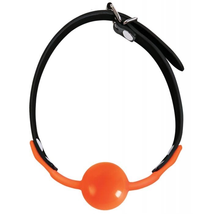 Icon Brands - The 9s Orange Is the New Black Silicone Ball Gag IB1027 CherryAffairs