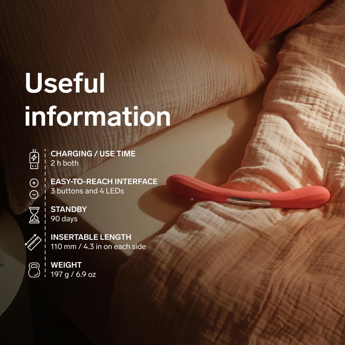 LELO - Boomerang App Controlled Dual Ended Vibrator CherryAffairs