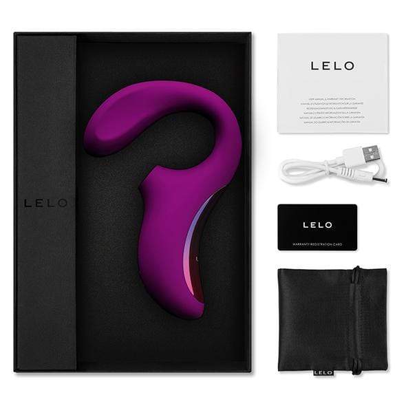 LELO - Enigma Dual Stimulation Sonic Clitoral Air Stimulator Massager G Spot Dildo (Vibration) Rechargeable