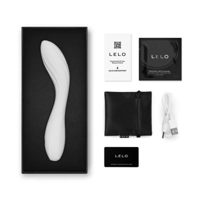 LELO - Mona Spectra App Controlled Red Light G Spot Vibrator (White) LL1291 CherryAffairs