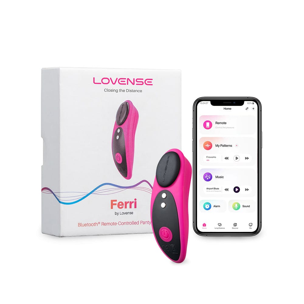 Lovense - Ferri App-Controlled Panty Vibrator (Pink) LOS1020 CherryAffairs