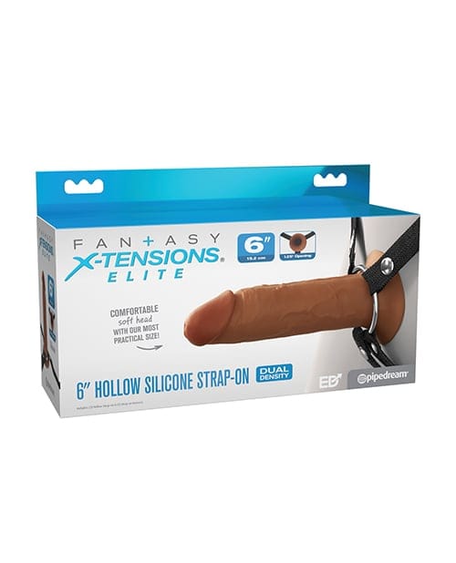 Pipedream - Fantasy X Tensions Elite Dual Density Silicone Hollow Strap On CherryAffairs