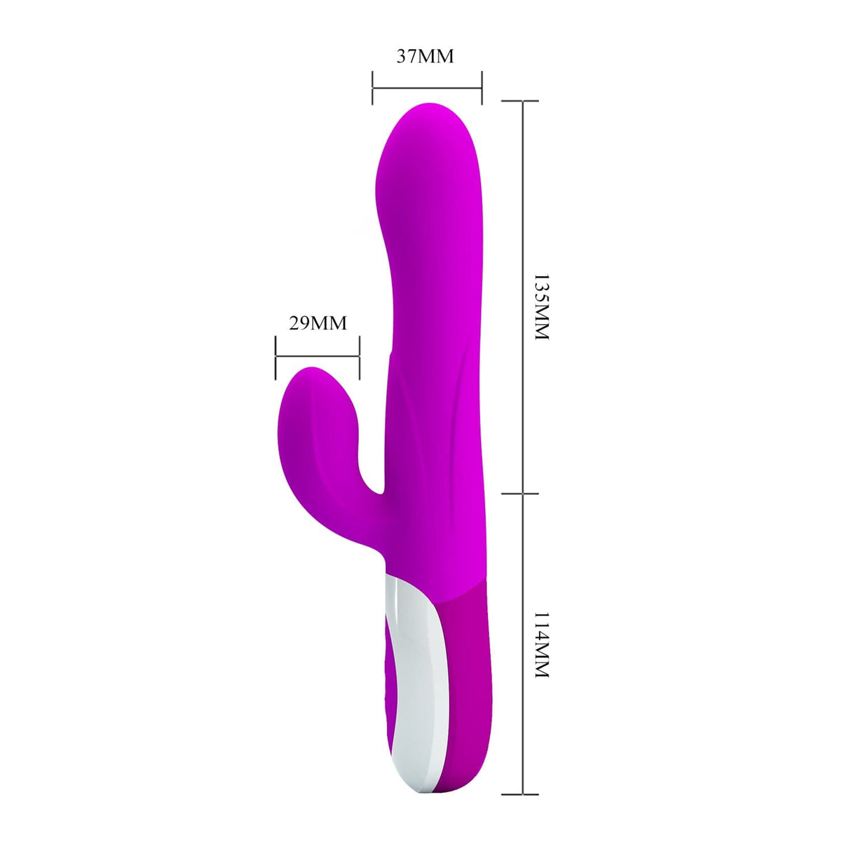 Pretty Love - Douglas Inflatable Rabbit Vibrator (Purple) PL1137 CherryAffairs