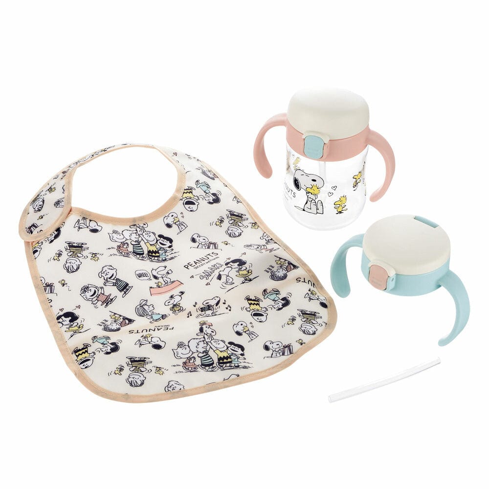 Richell - Snoopy Vintage Peanuts Collection Baby Step Up Water Bottle Mug Set Baby Water Bottle Set