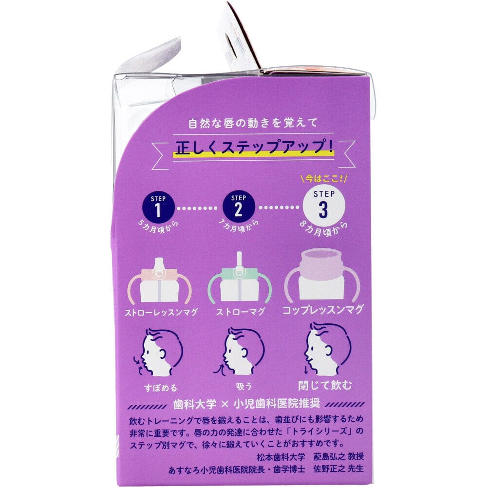 Richell - T.L.I Baby Stage 3 Try 360 Degrees Direct Sippy Cup Water Bottle Mug Baby Water Bottle