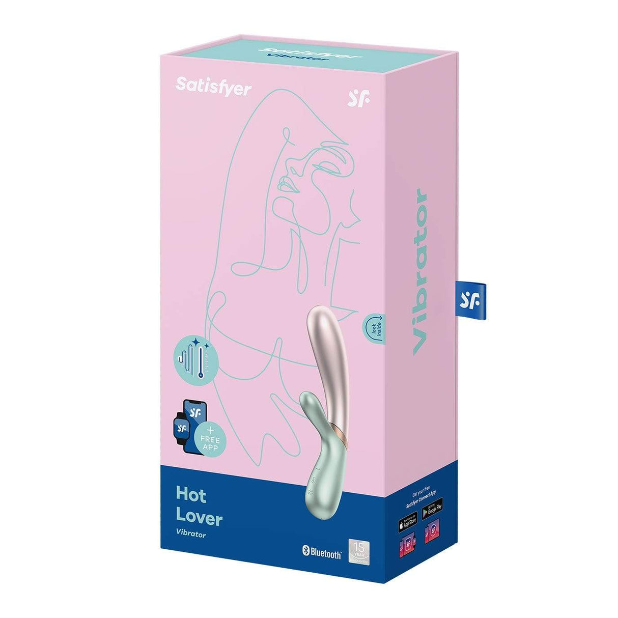 Satisfyer - Hot Lover Warming Rabbit App-Controlled Vibrator CherryAffairs
