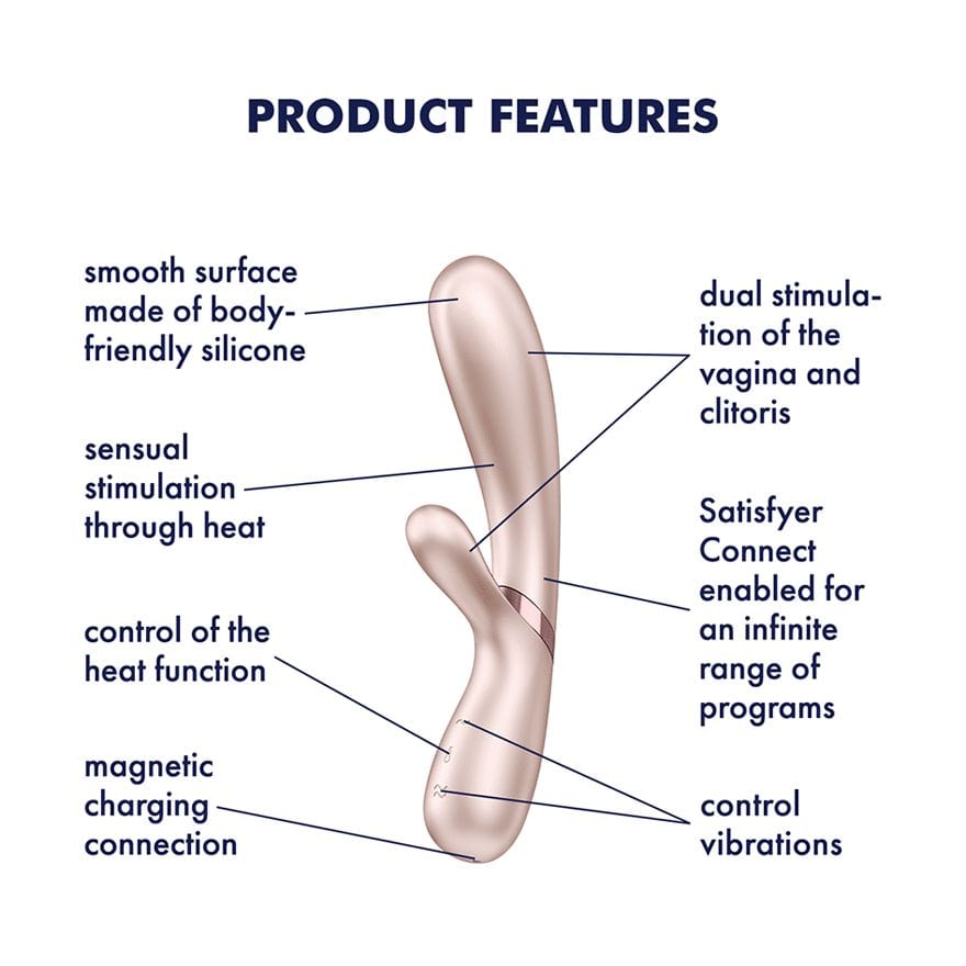 Satisfyer - Hot Lover Warming Rabbit App-Controlled Vibrator CherryAffairs