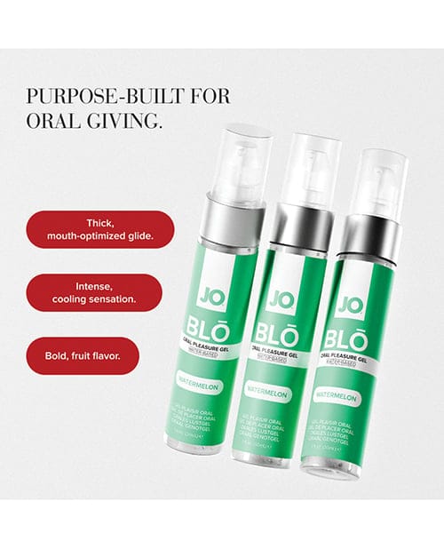 System JO - Blo Flavoured Cooling Oral Pleasure Gel 1 oz CherryAffairs