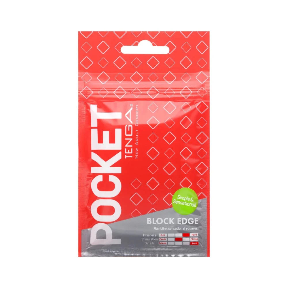 Tenga - Pocket Stroker Masturbator (Clear) - CherryAffairs.sg