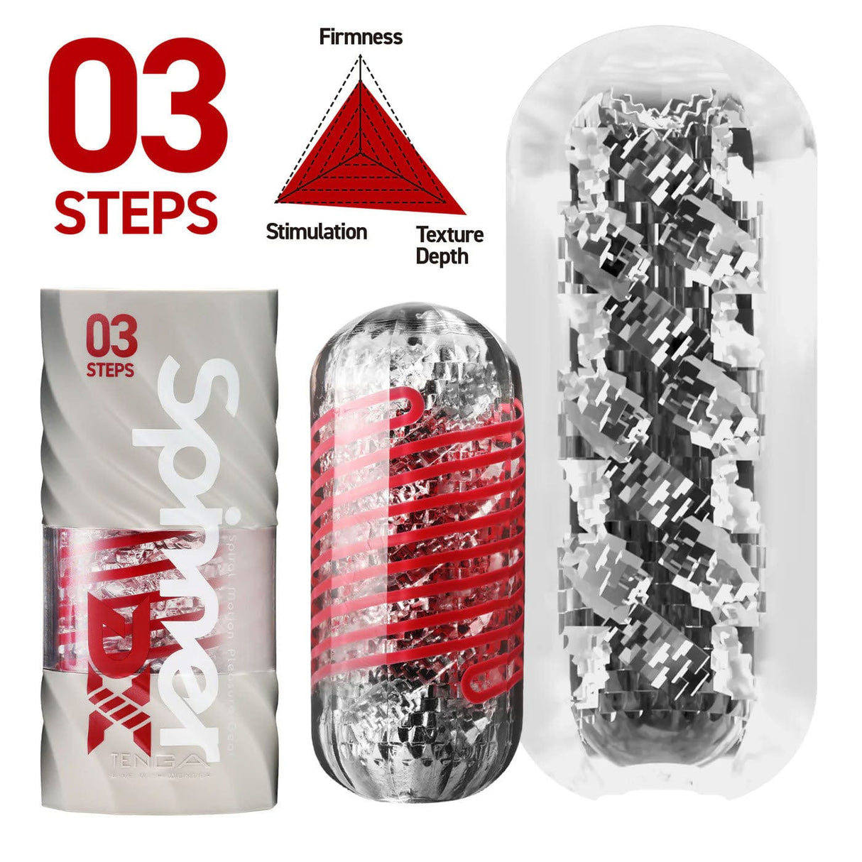 Tenga - Spinner DX Series Stroker Masturbator CherryAffairs