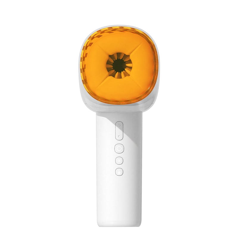 AK - Super S1 Heat Thrusting Masturbator (White) Masturbator Soft Stroker (Vibration) Rechargeable