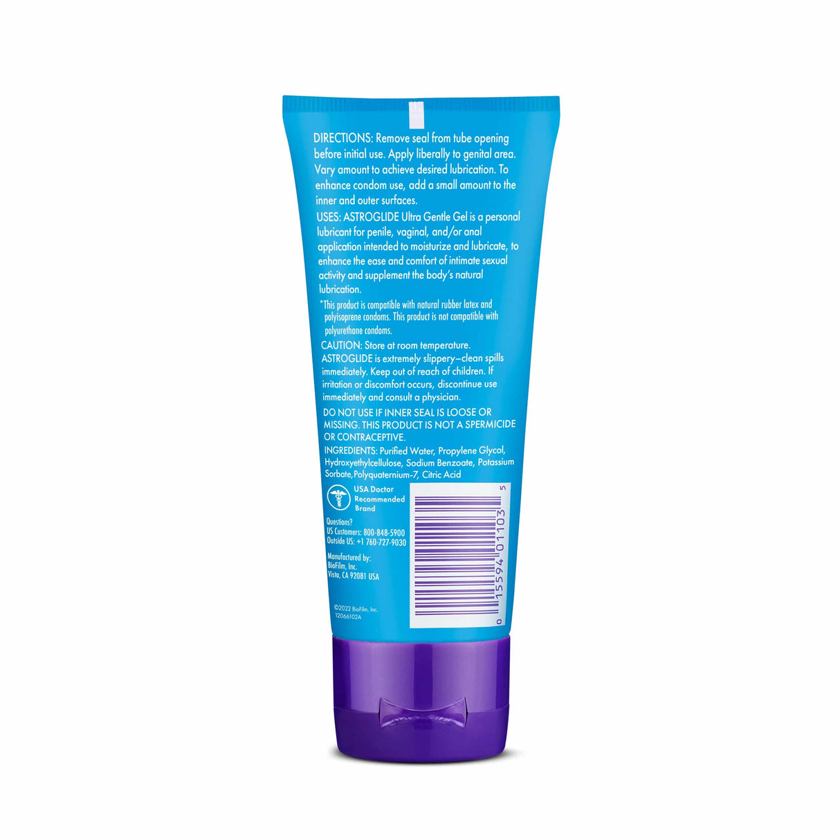 Astroglide - Ultra Gentle Gel Water Based Personal Lubricant Lube (Water Based)