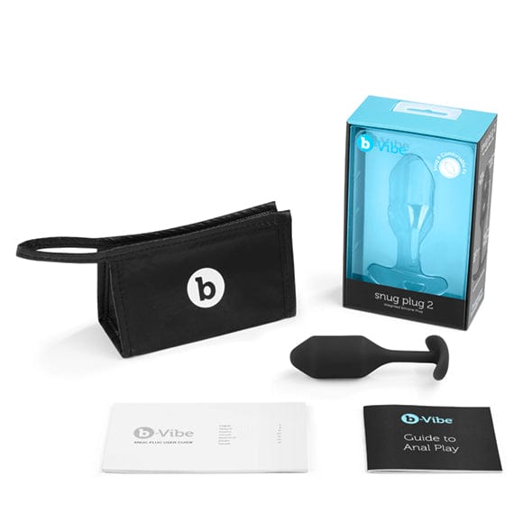 B-Vibe - Snug Plug Weighted Silicone Anal Plug Anal Plug (Non Vibration)