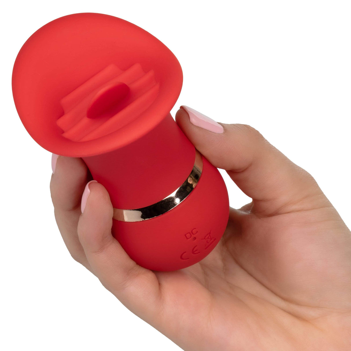 California Exotics - French Kiss Charmer Clit Massager (Red) CE1777 CherryAffairs