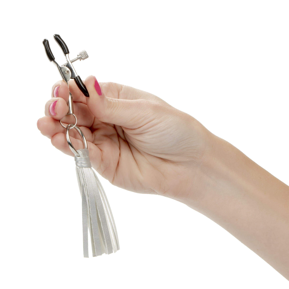 California Exotics - Nipple Play Playful Tassels Nipple Clamps Nipple Clamps (Non Vibration)