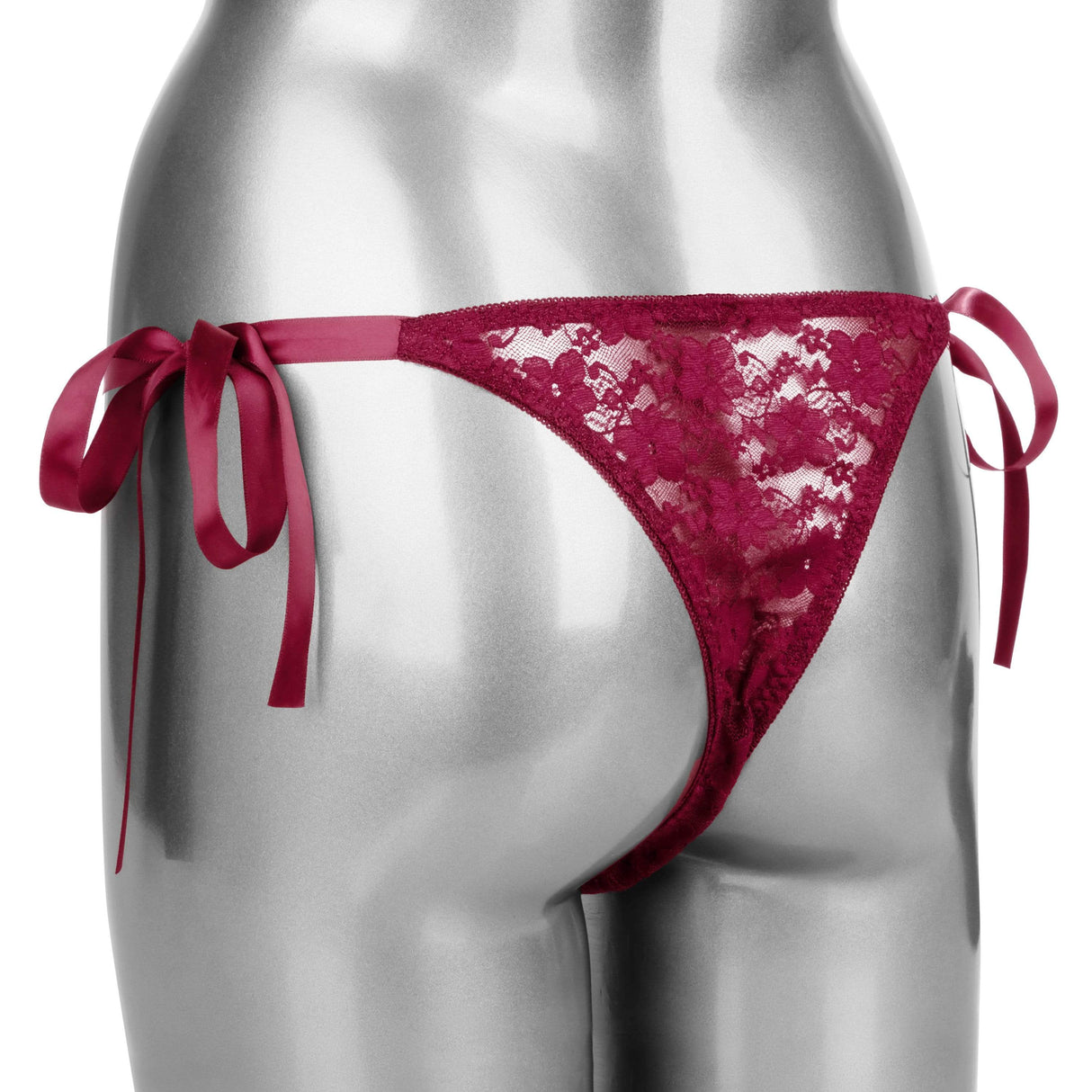 California Exotics - Remote Control Vibrating Lace Thong Set O/S Panties Massager Remote Control (Vibration) Rechargeable