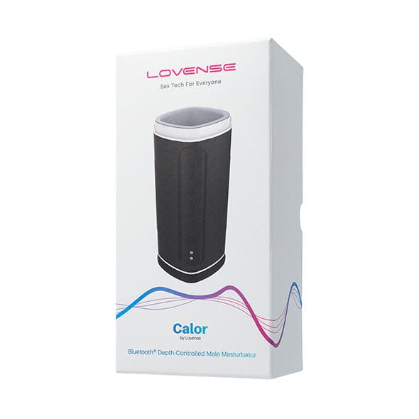 Lovense - Calor App-Controlled Warming Male Masturbator (Black) Masturbator Soft Stroker (Vibration) Rechargeable