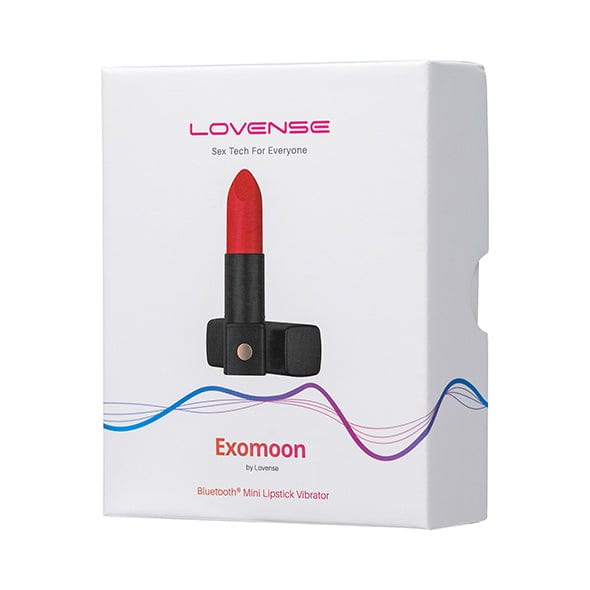 Lovense - Exomoon App-Controlled Discreet Lipstick Vibrator (Red) Clit Massager (Vibration) Rechargeable