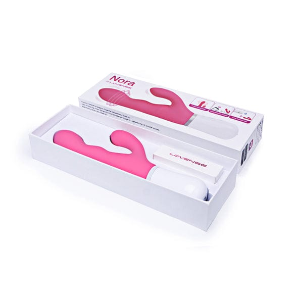 Lovense - Nora App-Controlled Rotating Rabbit Vibrator (Pink) Rabbit Dildo (Vibration) Rechargeable