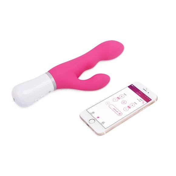 Lovense - Nora App-Controlled Rotating Rabbit Vibrator (Pink) Rabbit Dildo (Vibration) Rechargeable