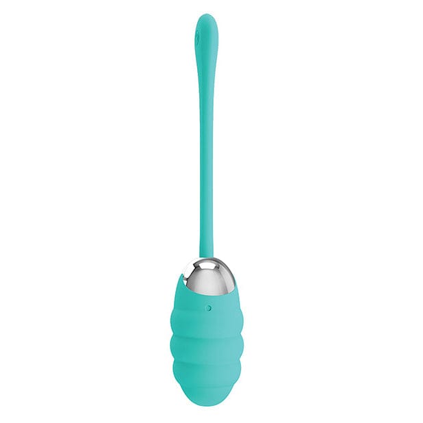 Pretty Love - Franklin Silicone Remote Egg Vibrator (Turquoise) Wireless Remote Control Egg (Vibration) Rechargeable