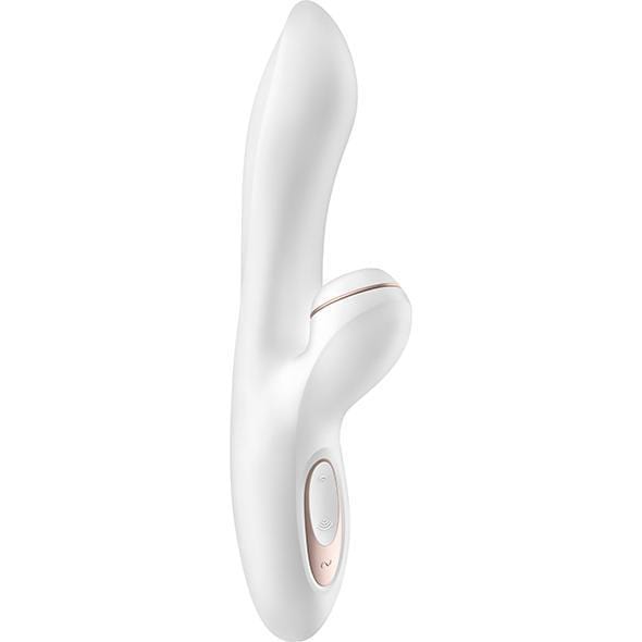 Satisfyer - Pro+ G Spot Rabbit Vibrator (White) Rabbit Dildo (Vibration) Non Rechargeable