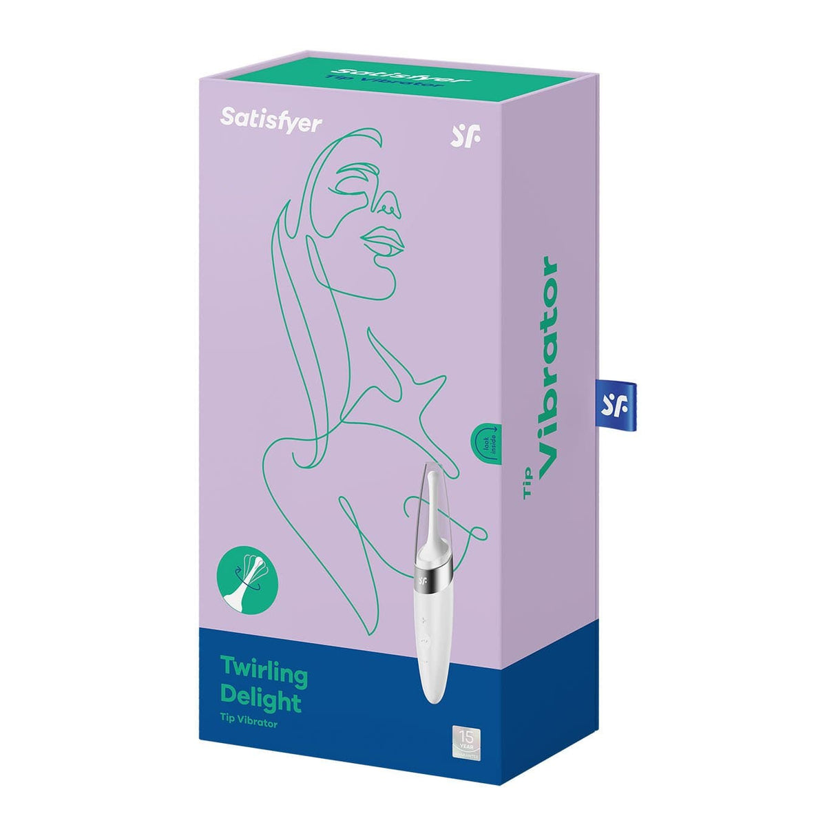 Satisfyer - Twirling Delight Precise Clit Massager (White) STF1216 CherryAffairs
