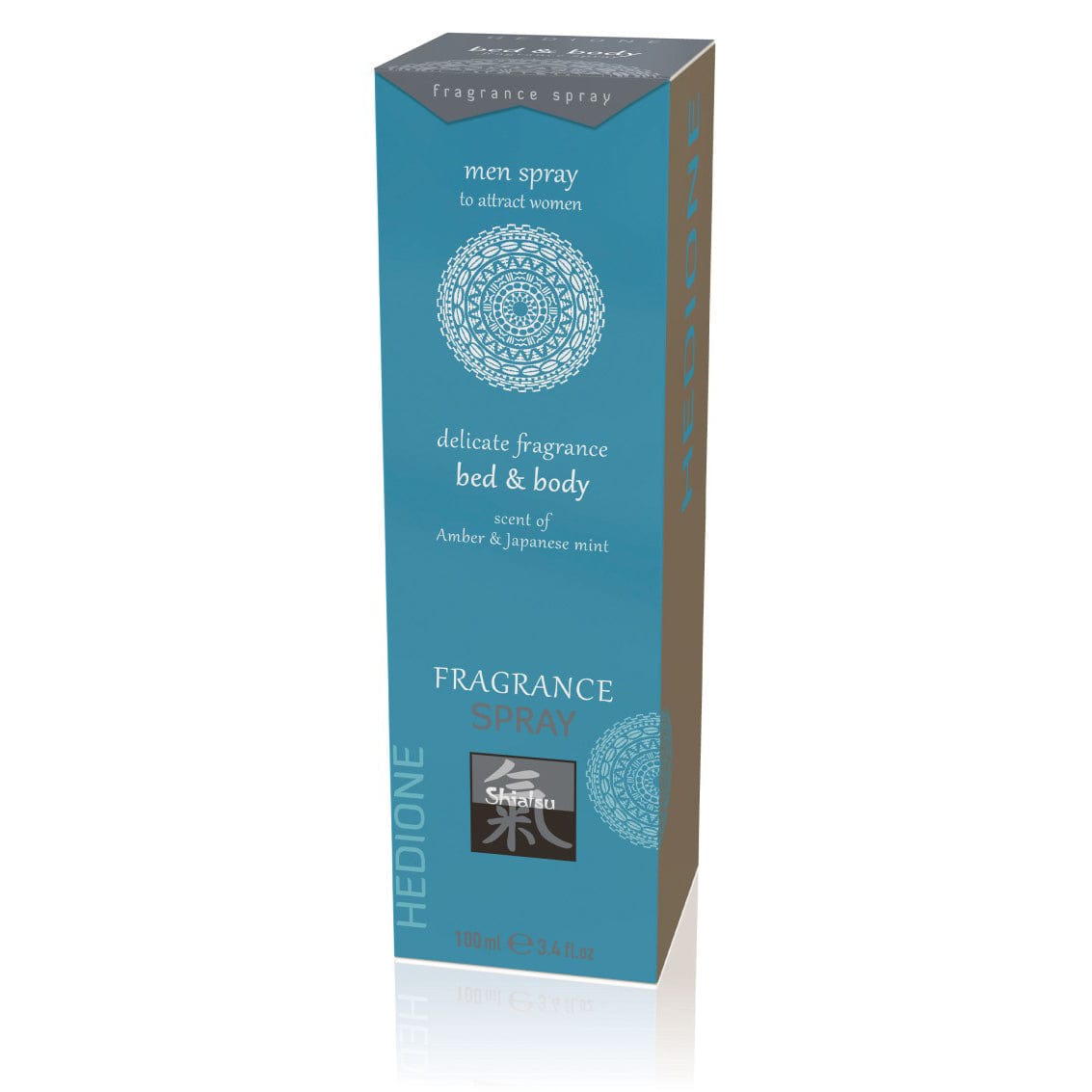 Shiatsu - Hedione Pheromone Spray Bed and Body For Him Amber Japanese Mint 100ml Pheromones