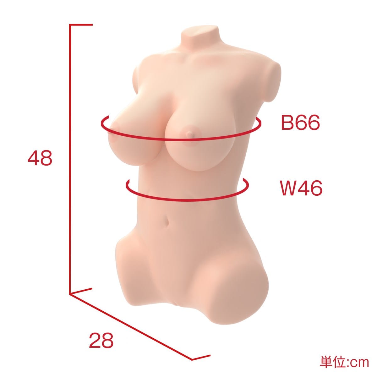 SSI Japan - Real body 3D bone system Glamorous Body Yuyu Sauce Masturbator Doll 8kg Doll